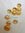 30 Casquillas de filigrana en metal dorado 11 mm